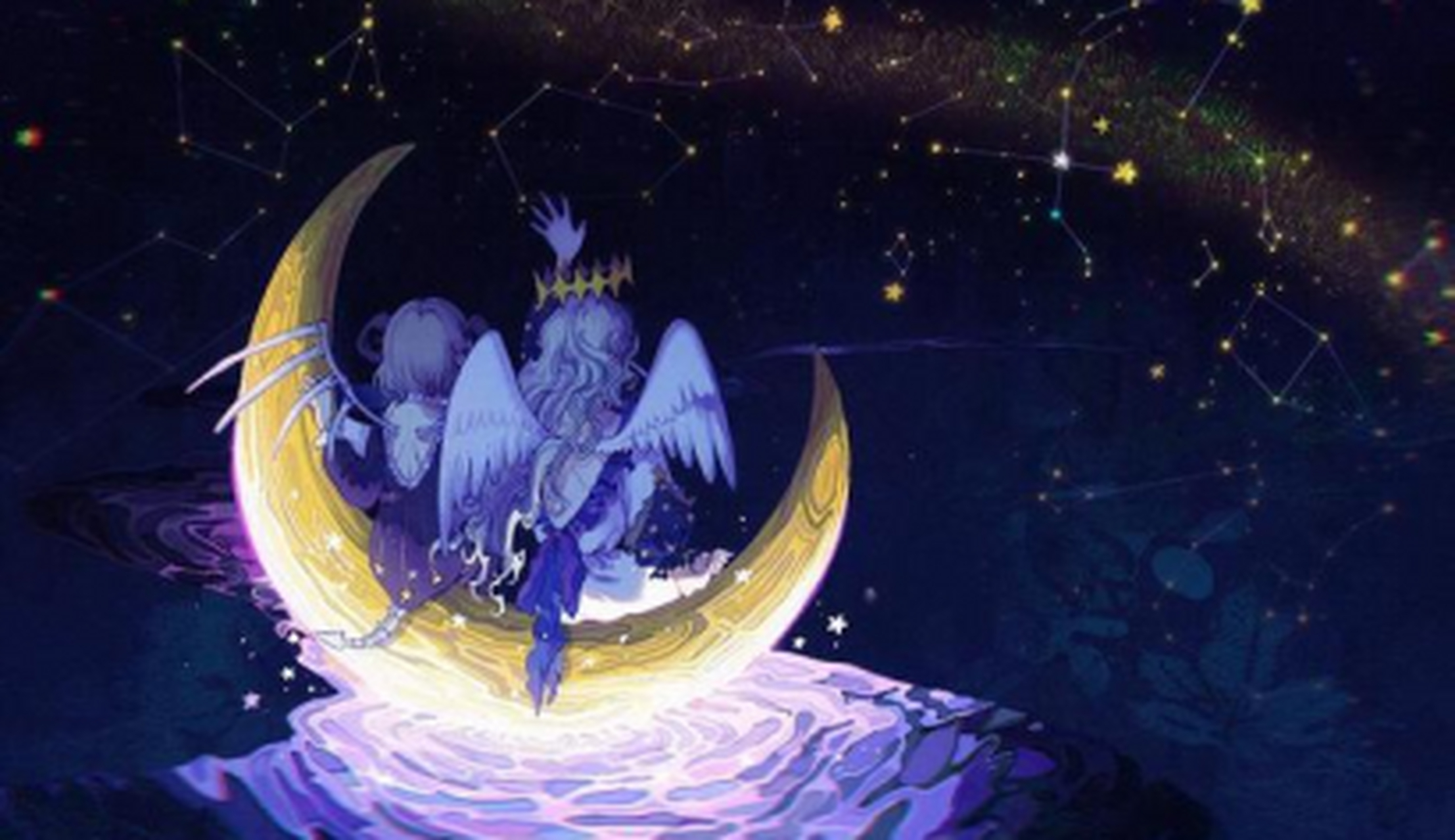 来自星空的爱情,月亮爱星星,会不会感动到你呢?