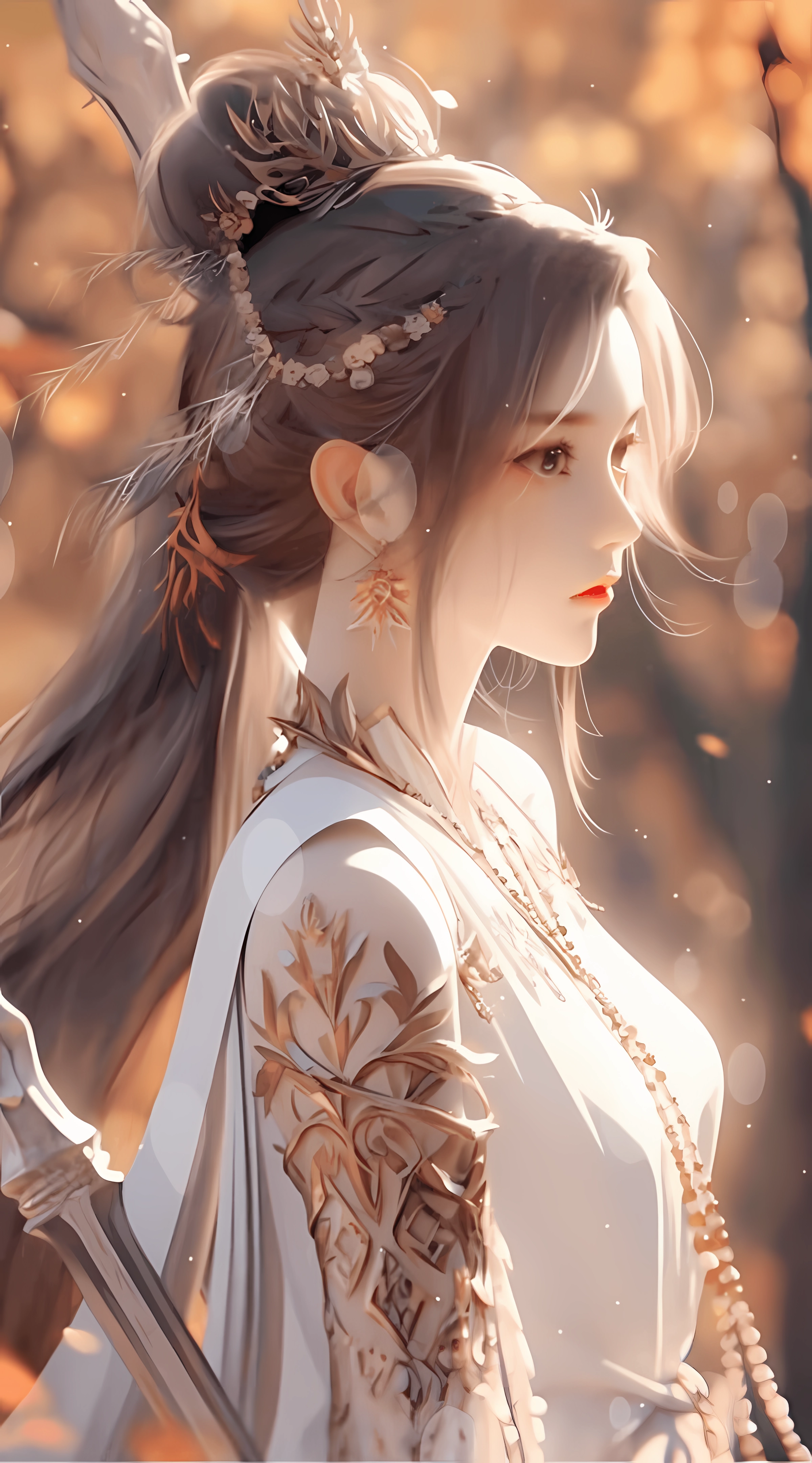 今日,我为大家呈现一组精致绝伦的国风女仙侠系列壁纸作品