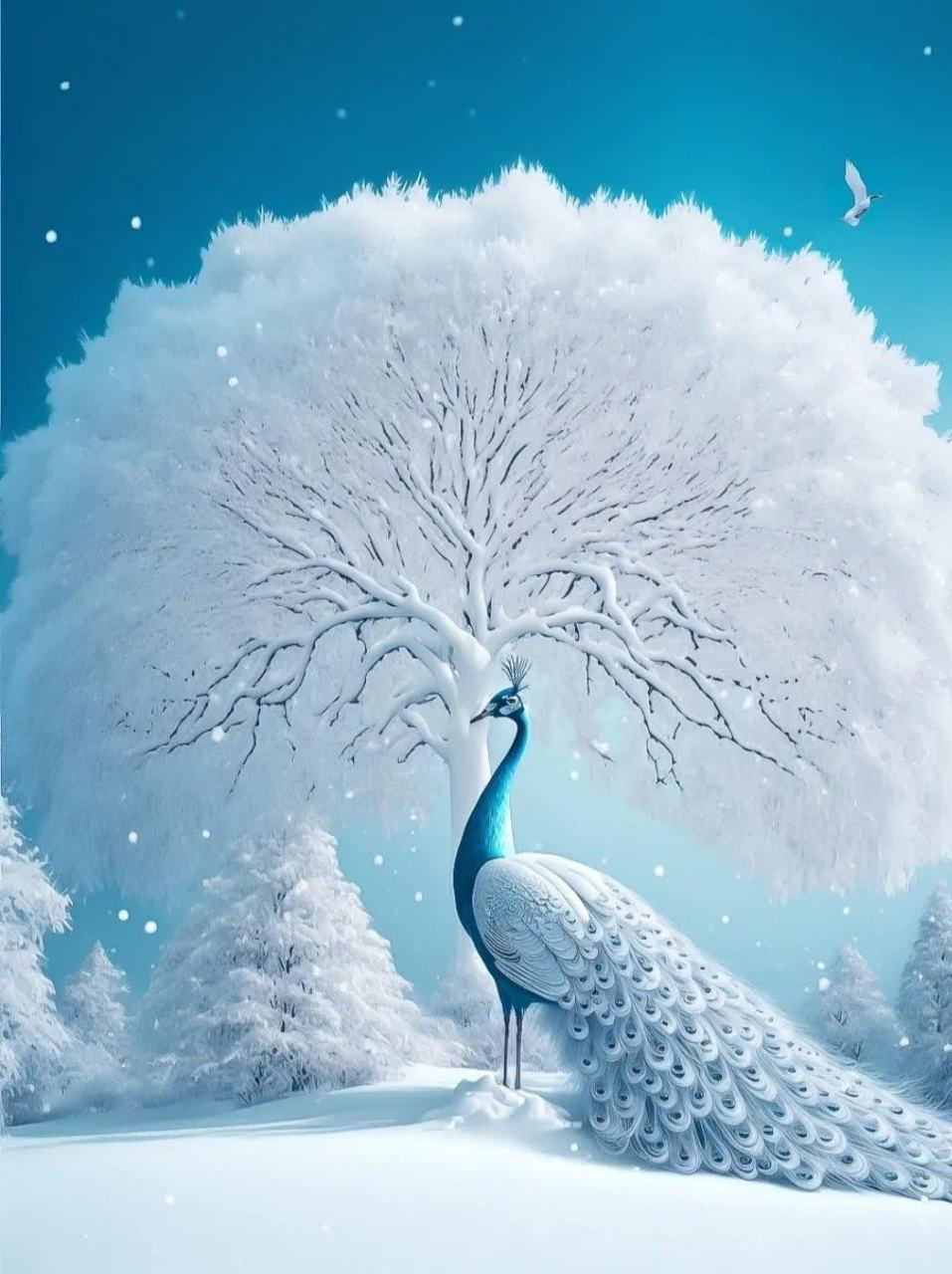 孔雀是世界上最美丽的鸟.[抠鼻]