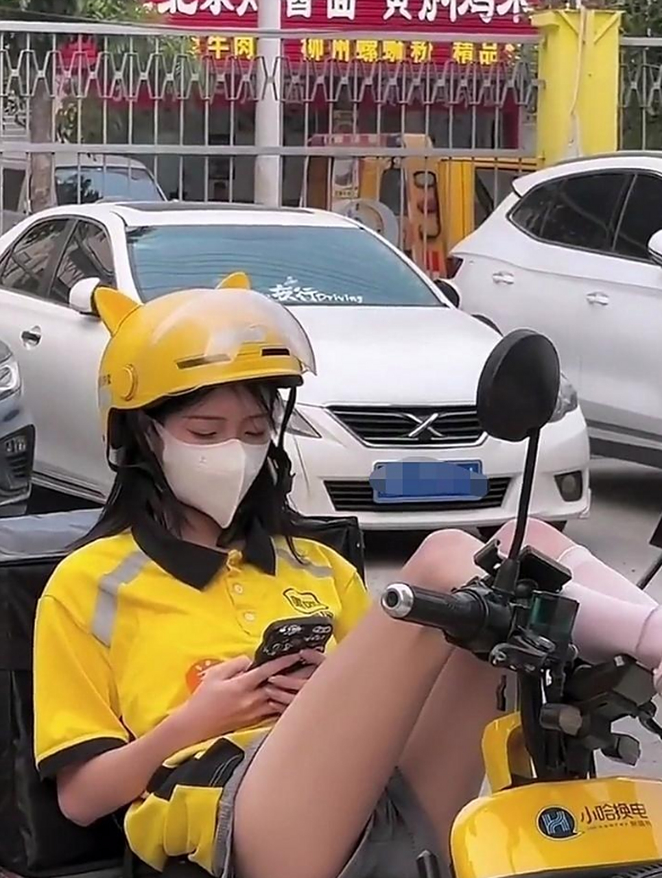 这么漂亮的美团小姐姐我怎么没有遇到呢?