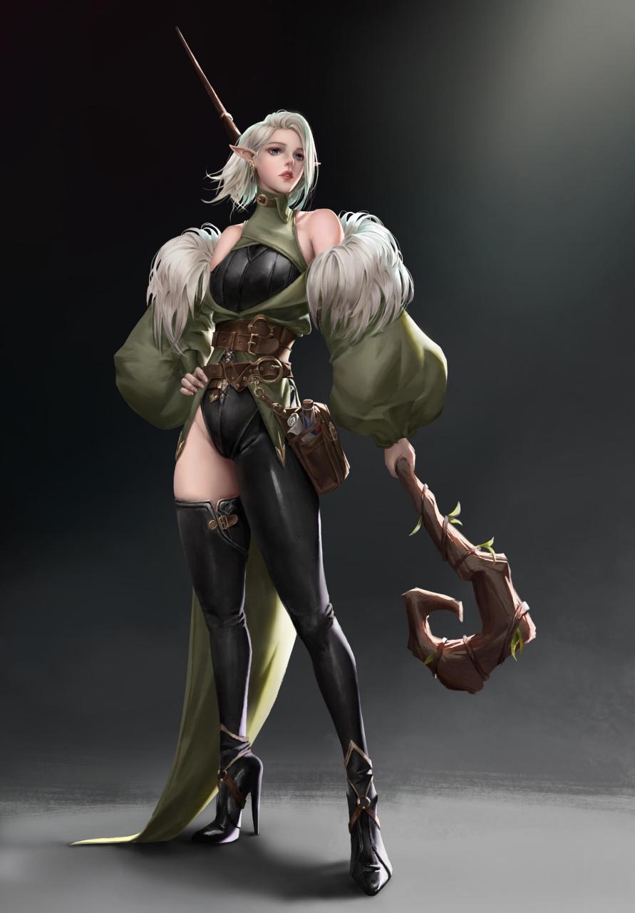 gif创作人# 国人概念插画师铂羽boyuyang原画cg欣赏,深入人心的人镲