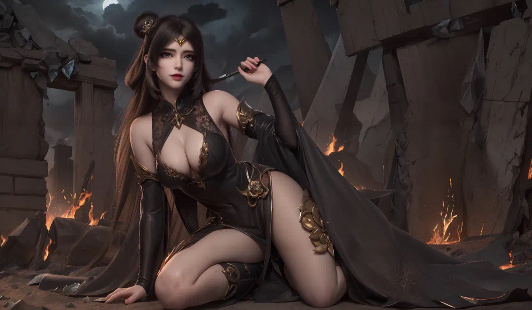 完美世界:魔女 #完美世界动漫# #国漫女神壁纸# #ai绘画美女写真