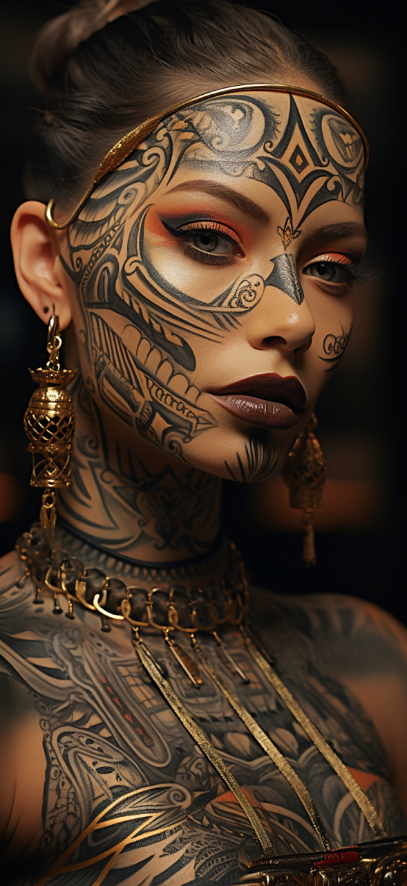 纹身纹到脸上,是为了酷还是为了美