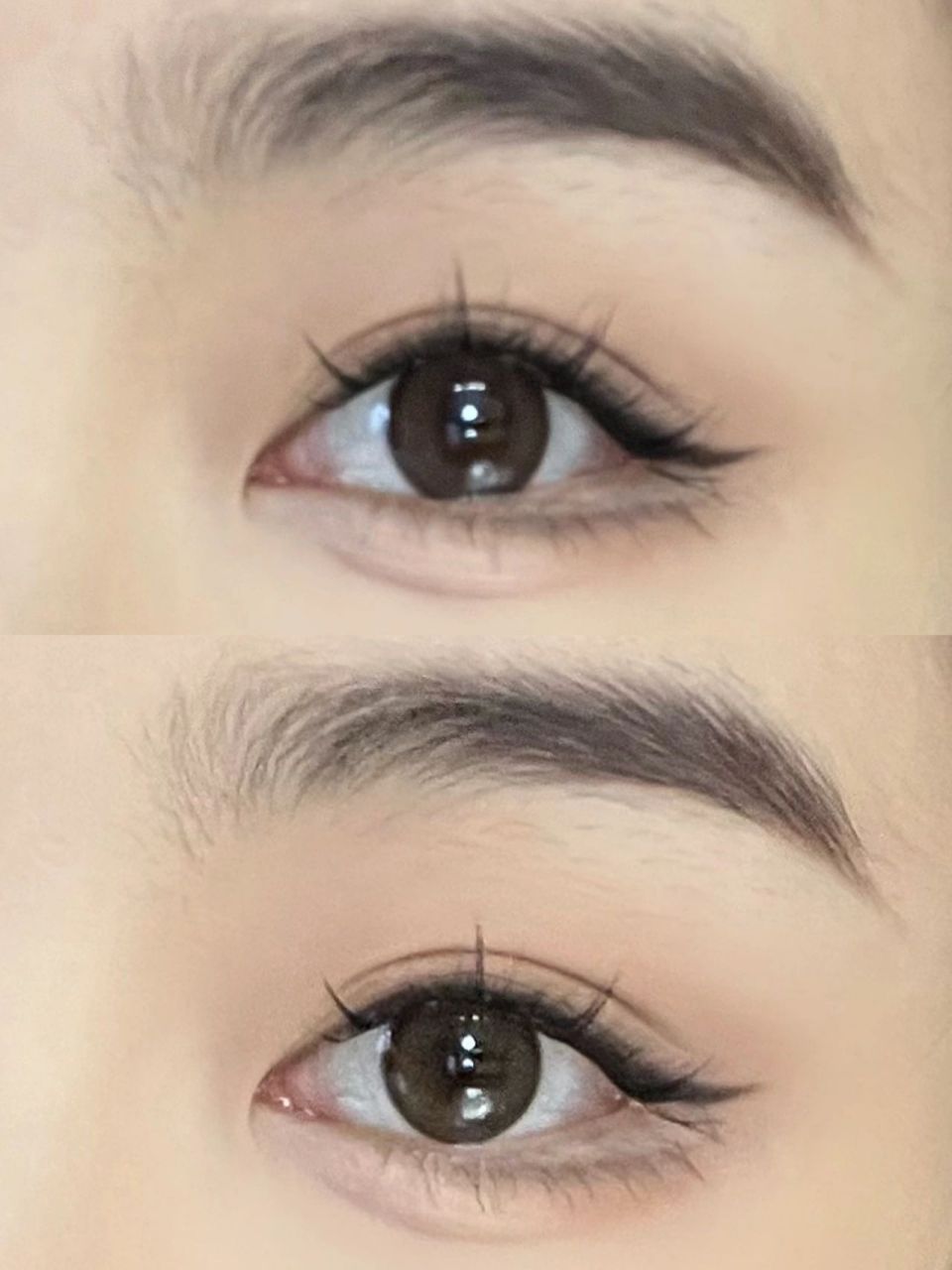 最后,轻轻晕染开,使卧蚕更加立体且和谐.