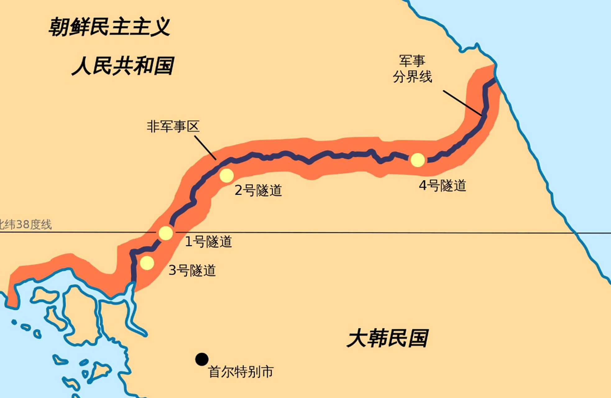 有一名美国公民在韩朝边境板门店参观共同警备区域时,擅自越过军事