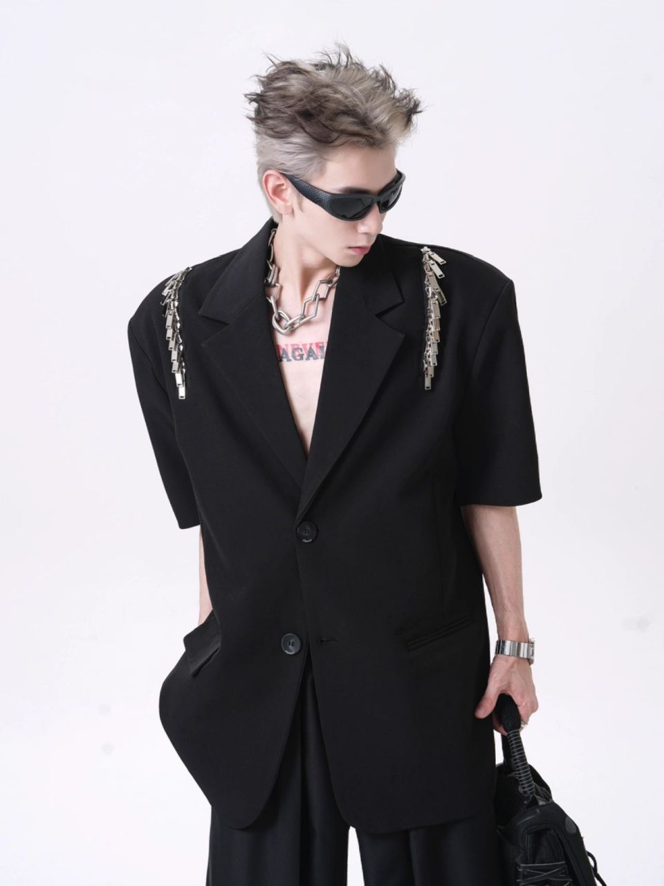 ootd 暗黑系山本耀司风穿搭分享allblack.