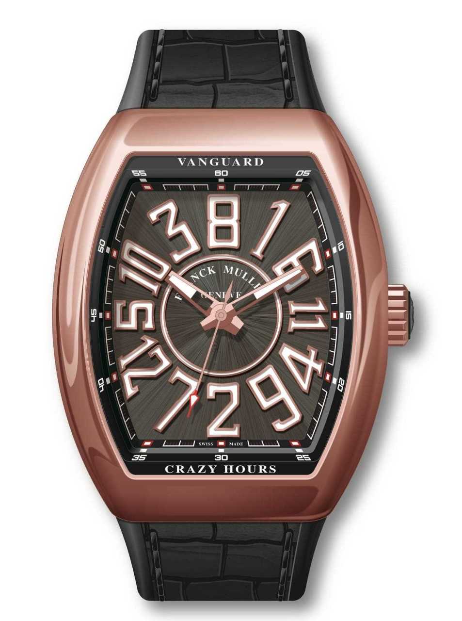 franck muller法穆兰特別臻选了vanguard crazy hours亚洲特别版腕表