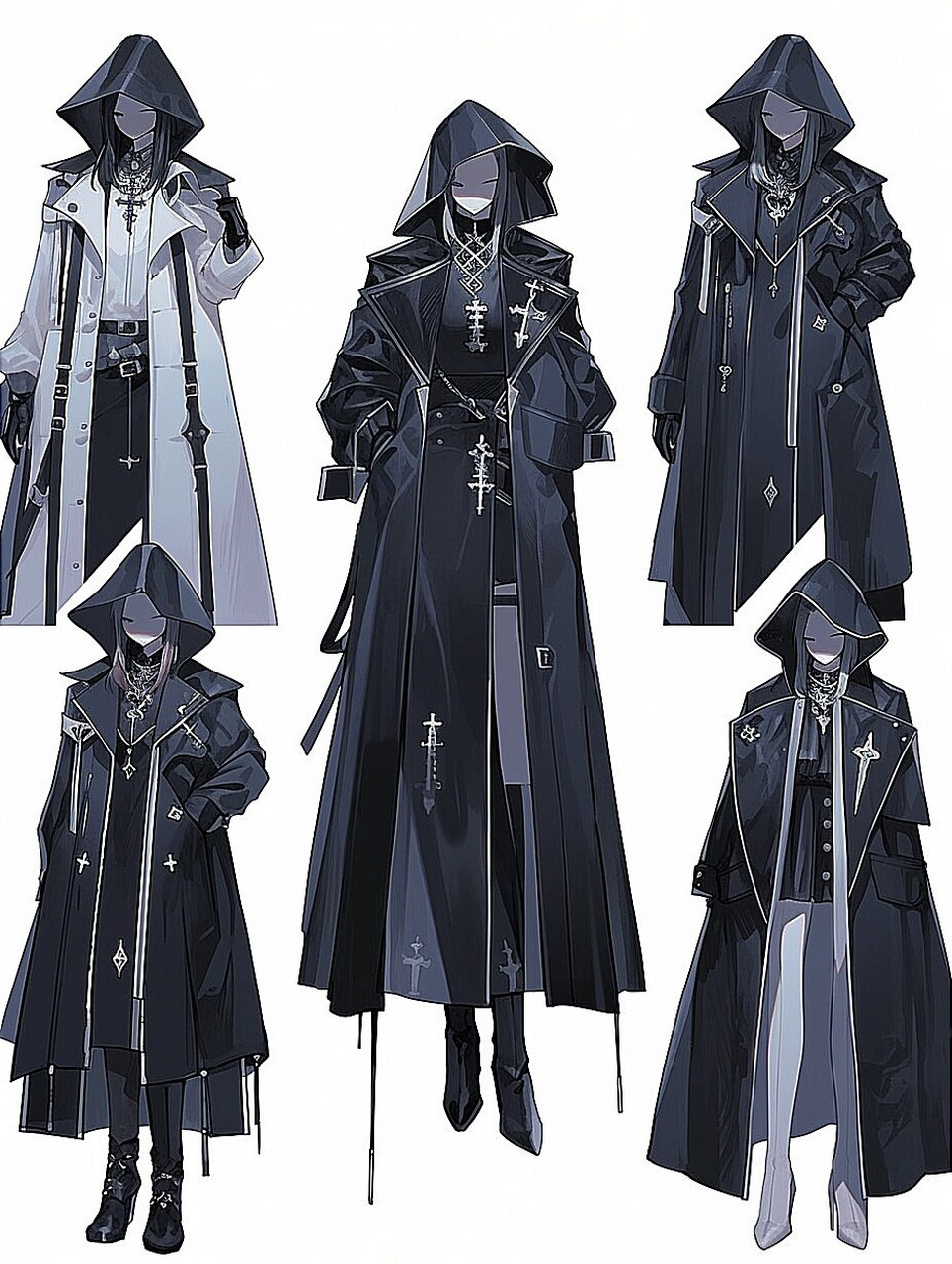 服装设计素材!神明职服