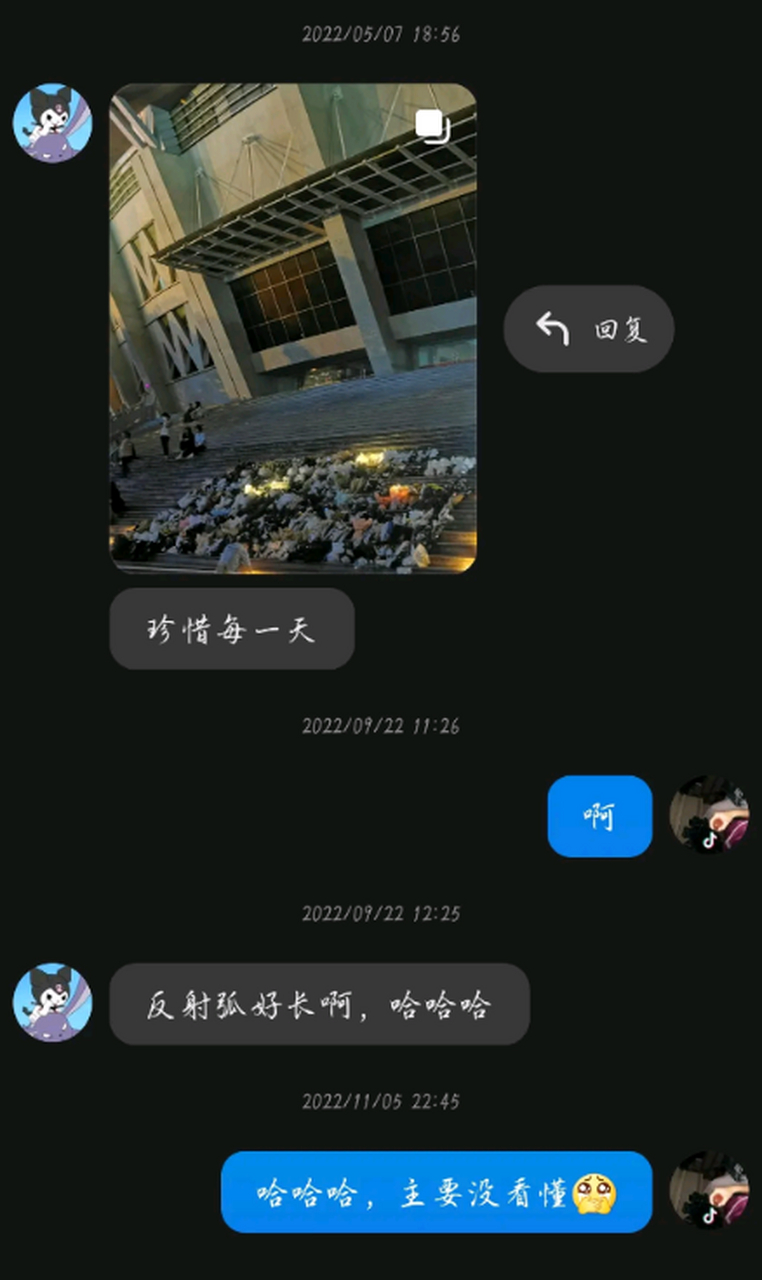 没见过反射弧这么长的人