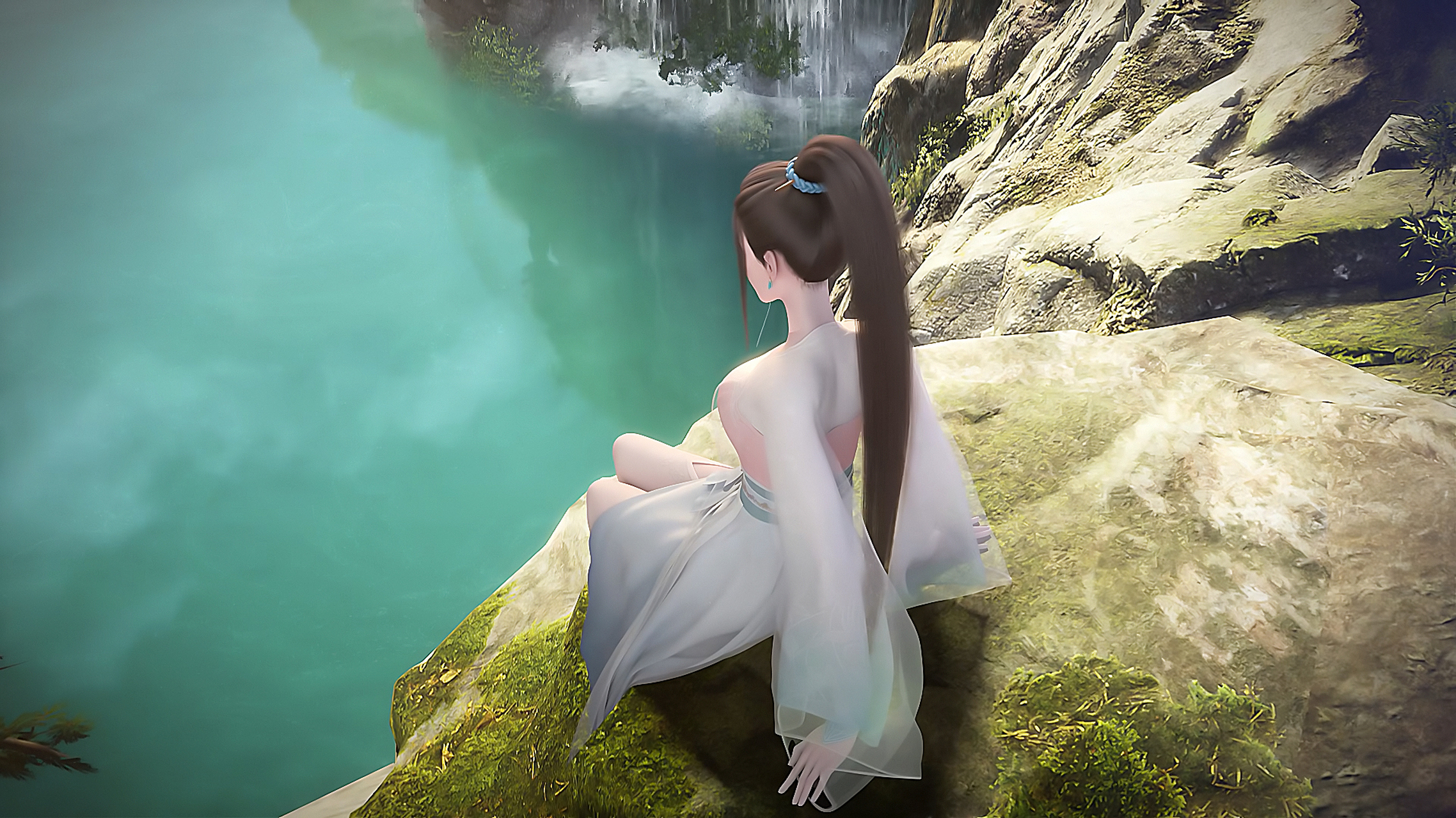 国漫女神《妖神记》应月茹高清壁纸:前世,因体内流淌着妖族之血,被人