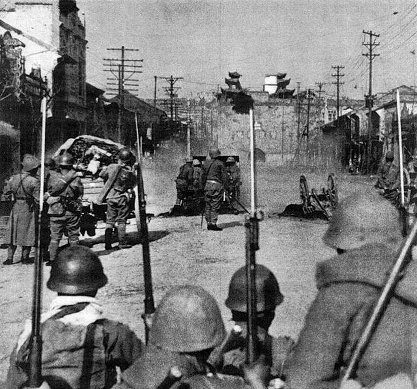 抗日战争时期,南京沦陷后的景象令人唏嘘.