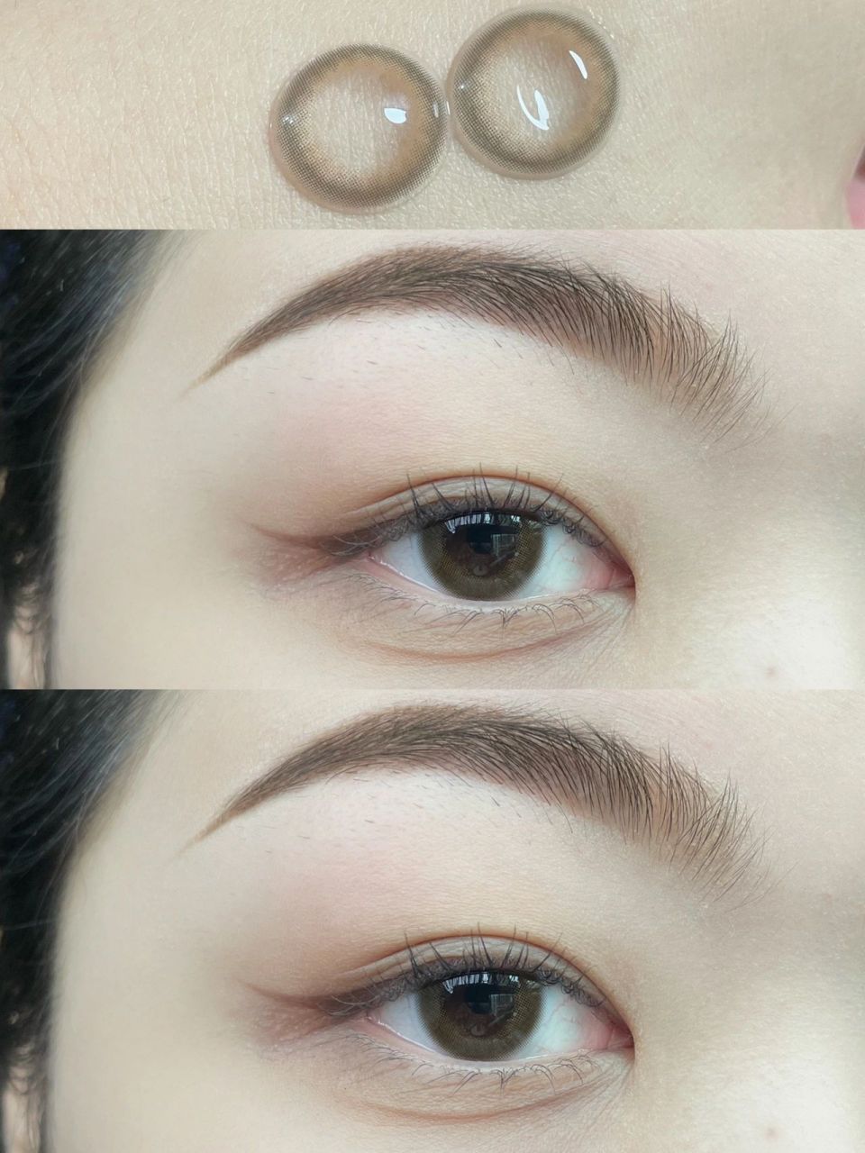 圆脸超级显瘦小挑眉 气质小弯眉温柔还显瘦,圆脸的妹妹你在哪里～ 快