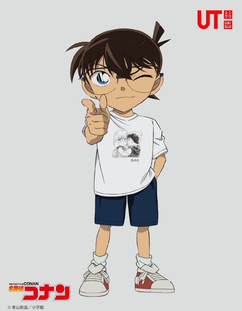 4月10日,经典动画《名侦探柯南》与优衣库合作的联名ut正式开售.