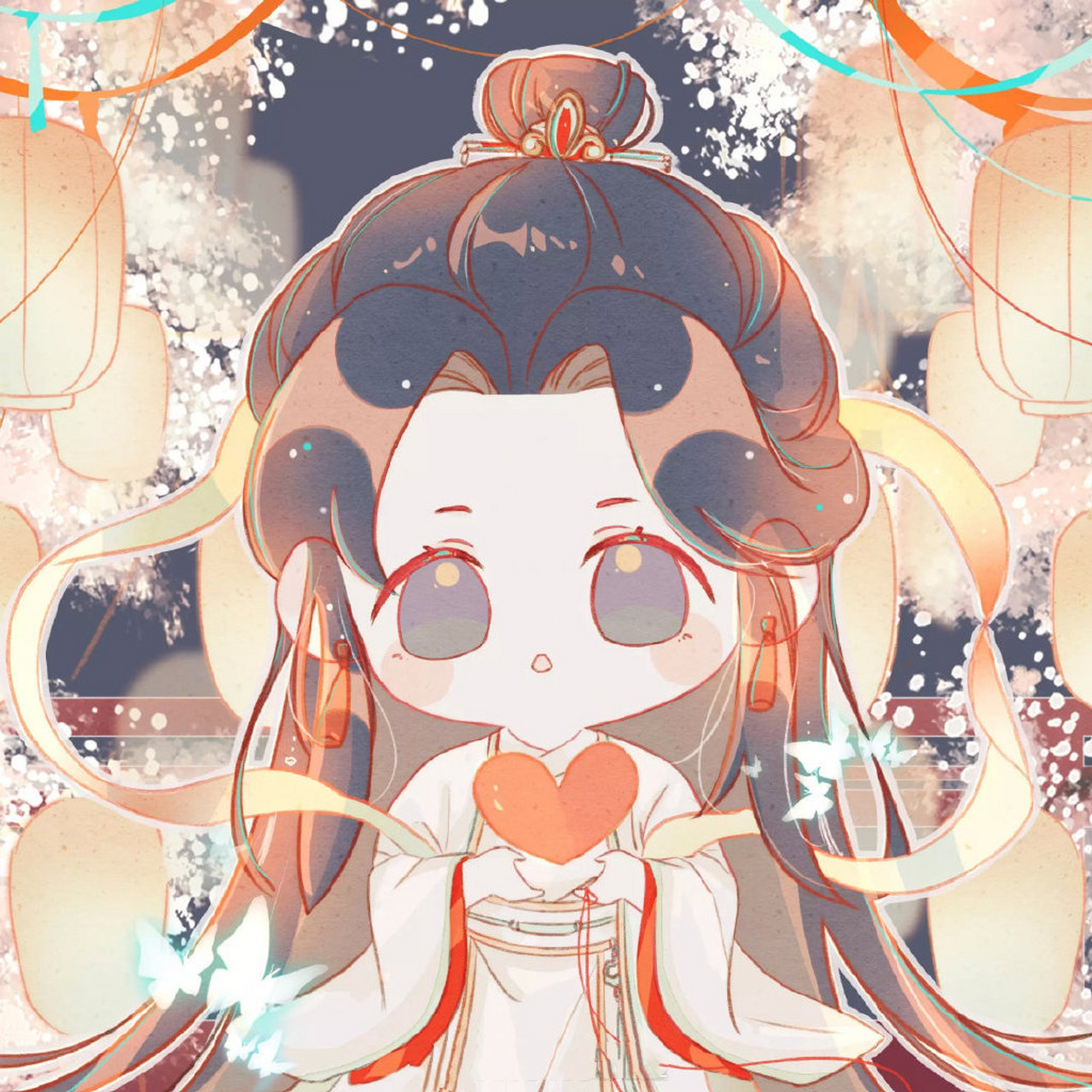 經典動漫#天官賜福:q版的謝憐大寶貝.花花,你的哥哥在這裡呦!