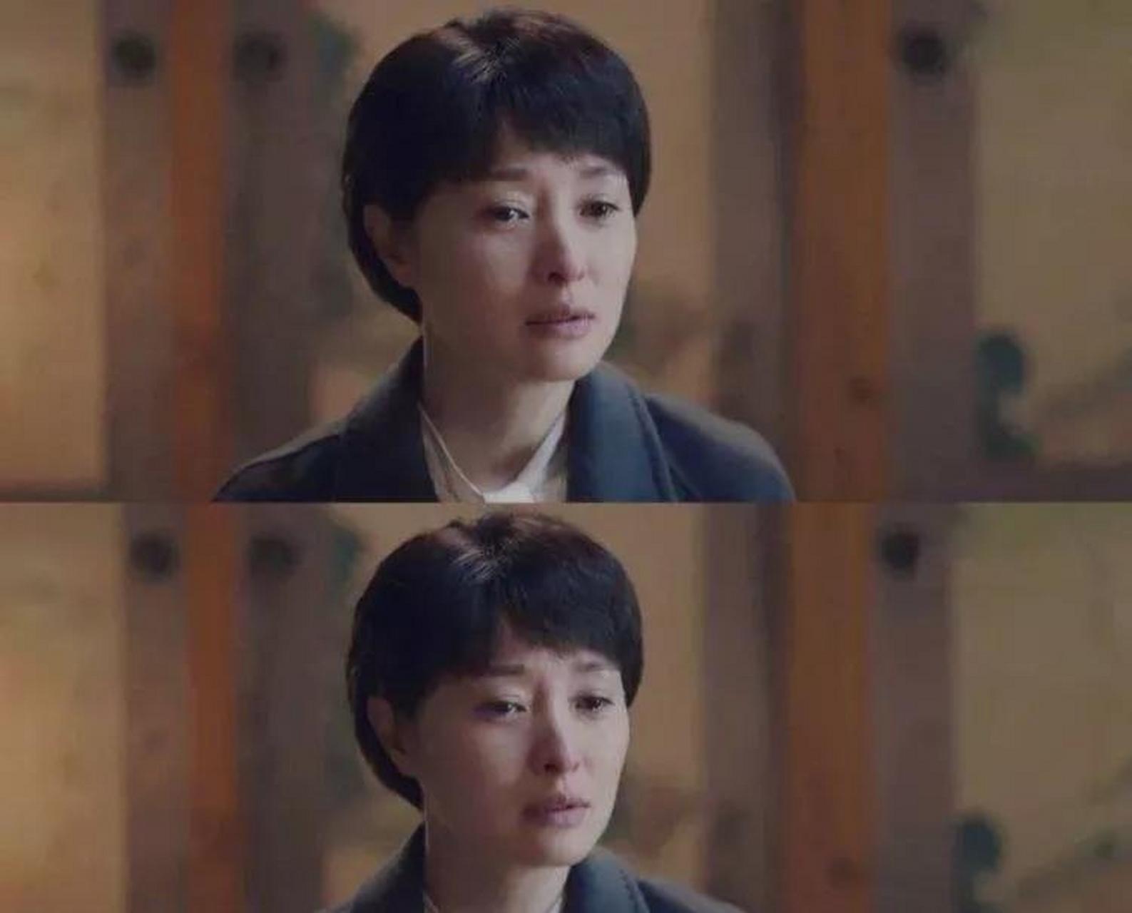 吴越即使没有任何东西加持都能演出一身正气的形象,反观刘涛尽管戴着