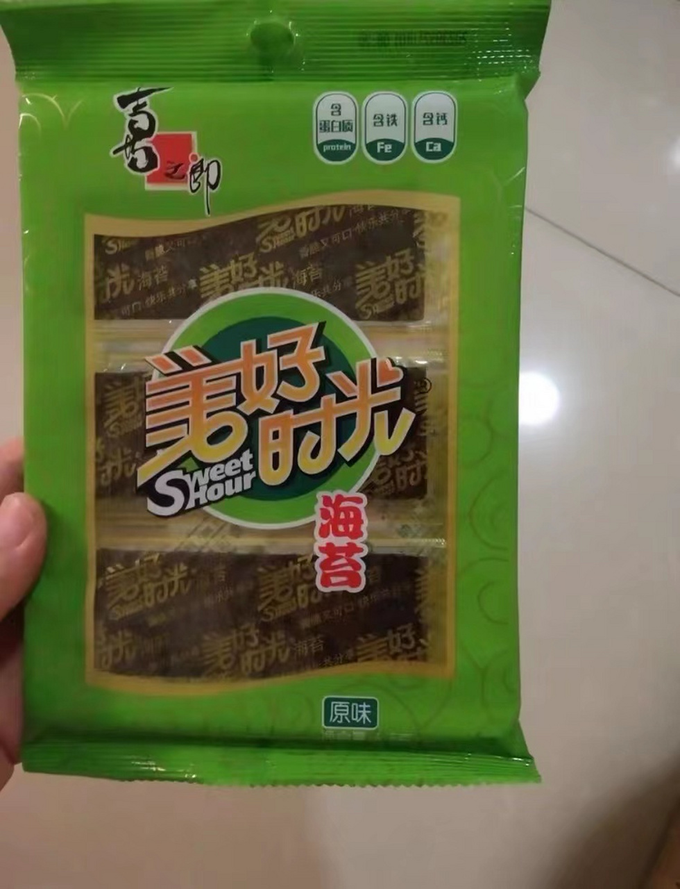 喜之郎美好时光海苔 每个月都有那么几天特别想吃零食,但不知道吃什么