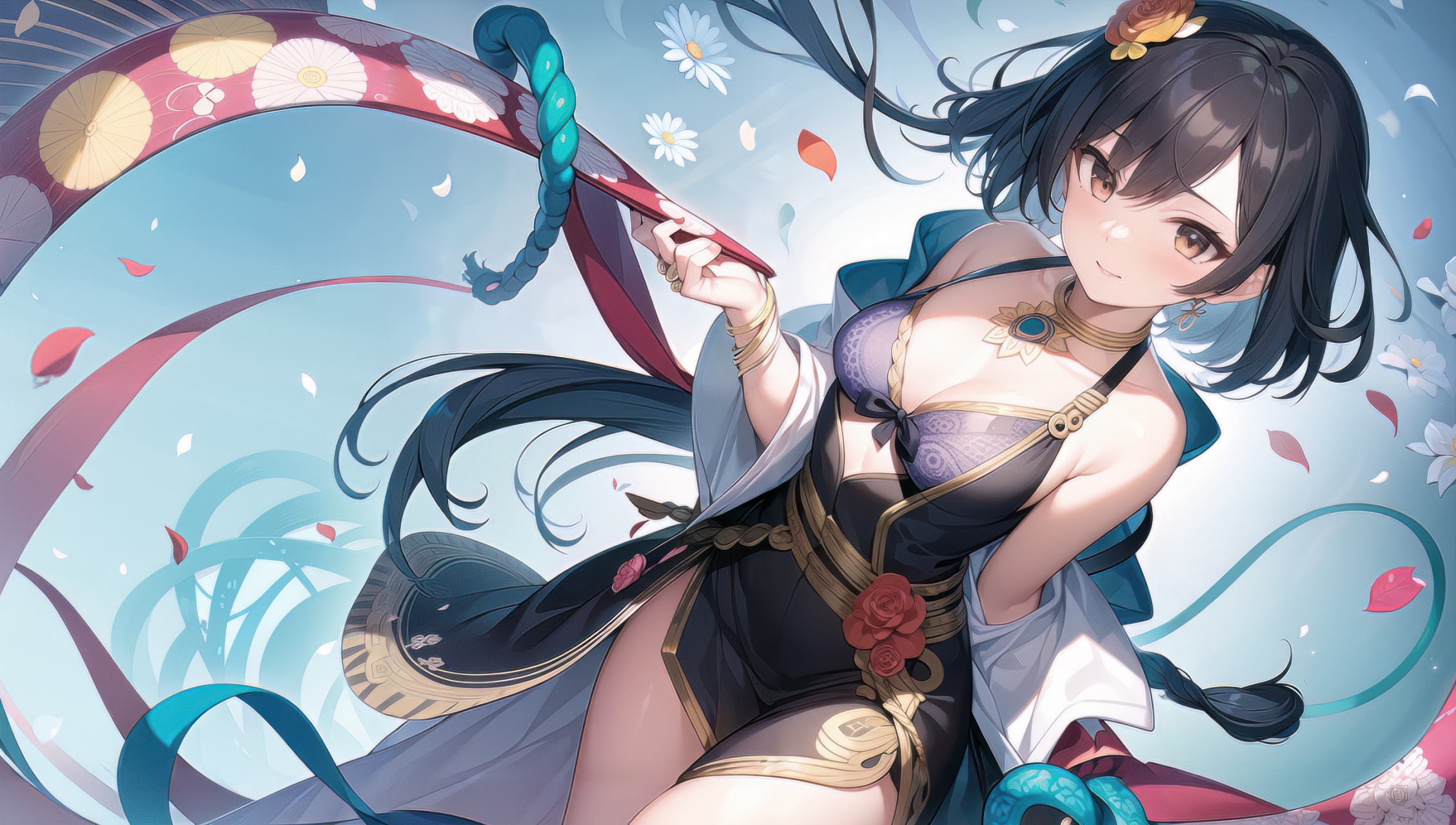 超美的二次元小姐姐#ai美图社# #ai绘图社# #ai手机壁纸