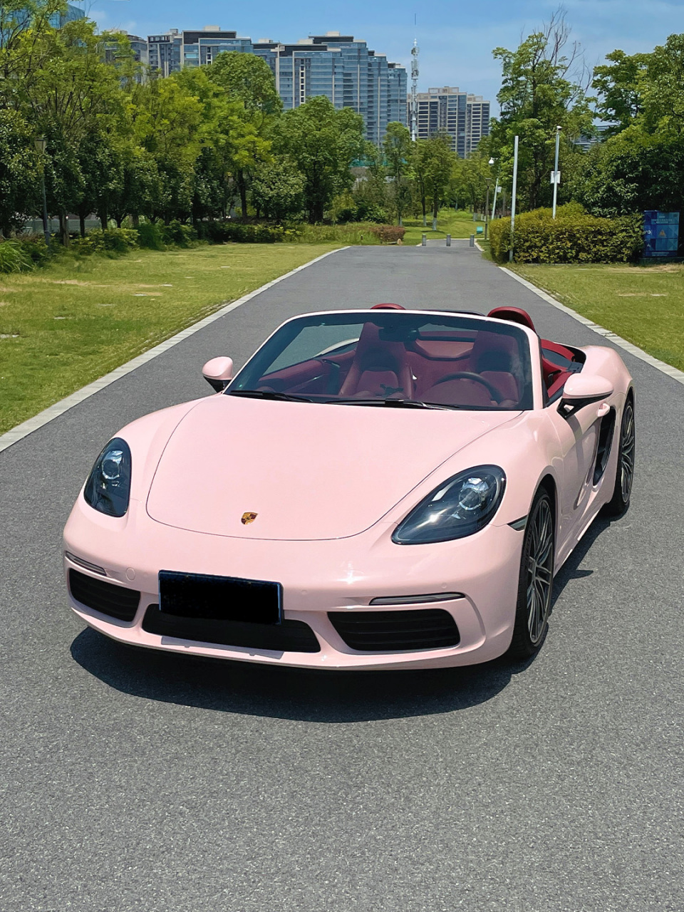 仙女座驾93 | 保时捷718改色亮贝壳粉 ~ 仙女专属颜色 少女心爆炸!