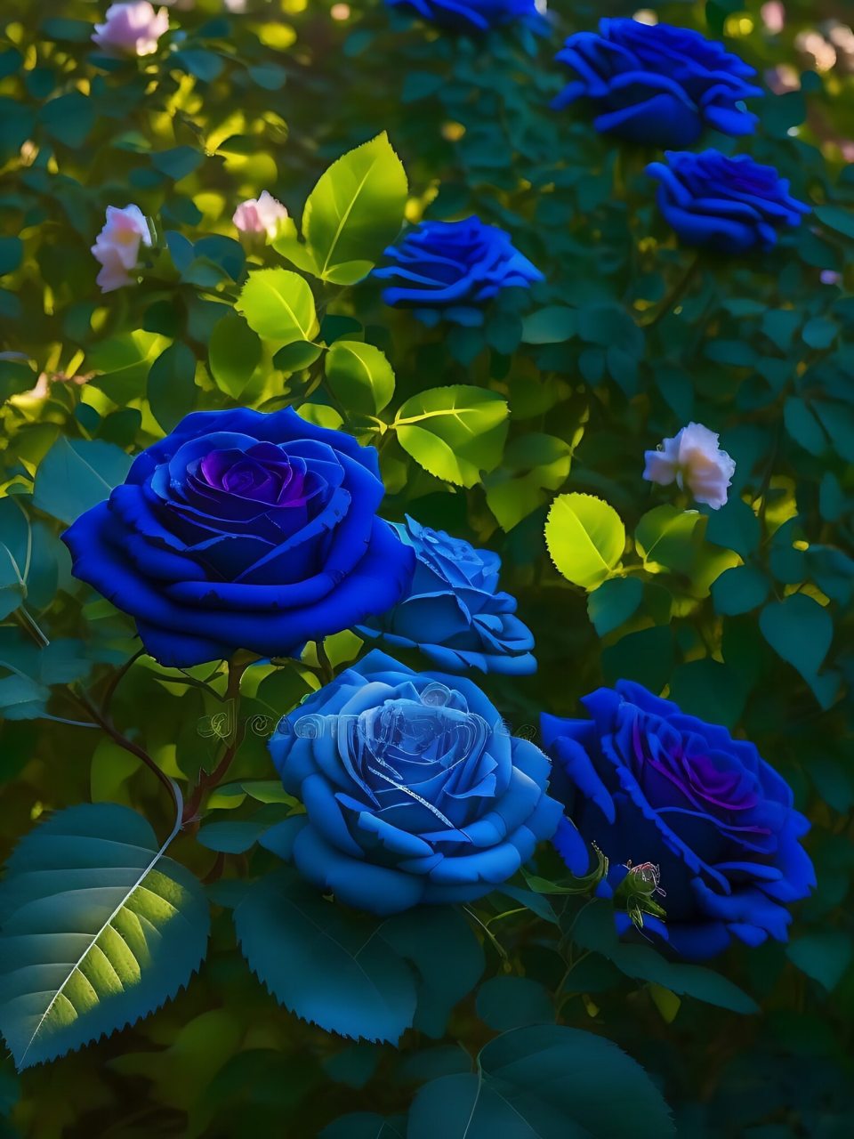 今天我要和大家分享一个超级震撼的话题:蓝色玫瑰花绽放啦!