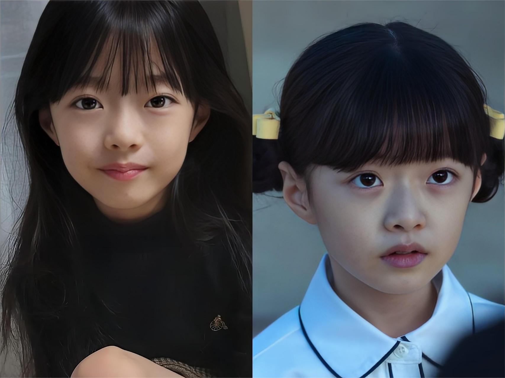 大热韩剧《黑暗荣耀》中饰演"河睿帅"的小童星吴智律,年仅10岁的小小