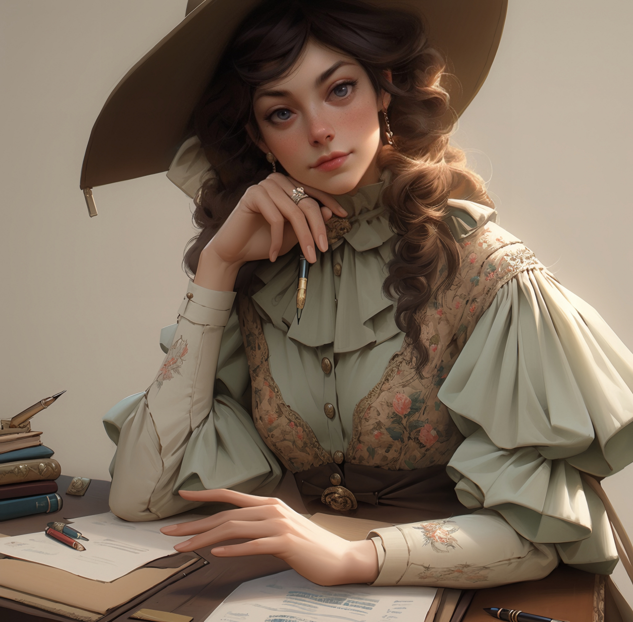 诡秘之主|咸鱼小姐佛尔思  实在是无事可做才写了一分钟 我们的作家