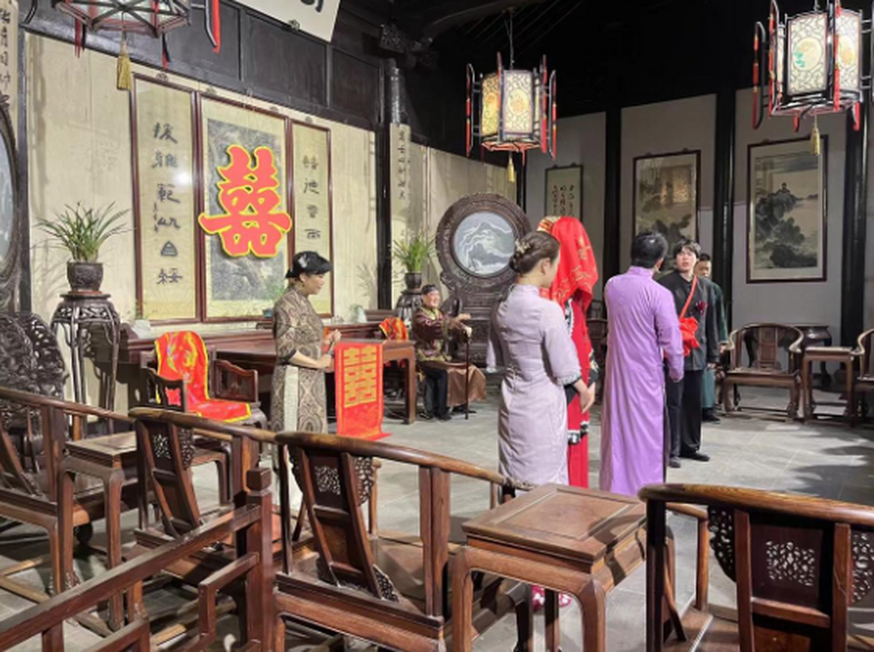 91夜游严家花园,看《遇见姑苏61木渎往事》.