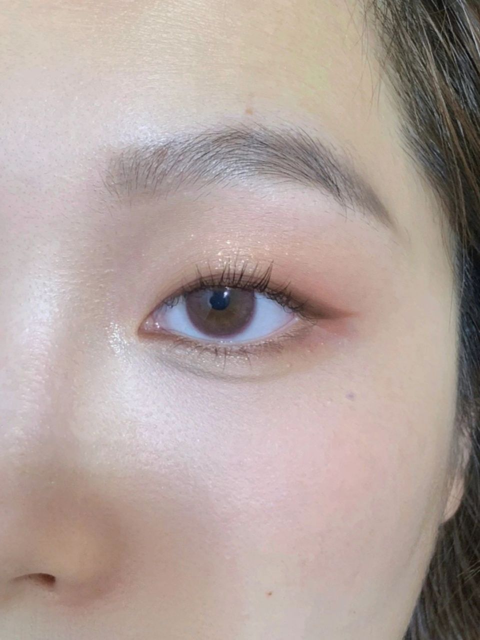 单眼皮后置眼影法新手必学丹凤眼消肿眼妆 姜涩琪灵感的有效消肿眼妆