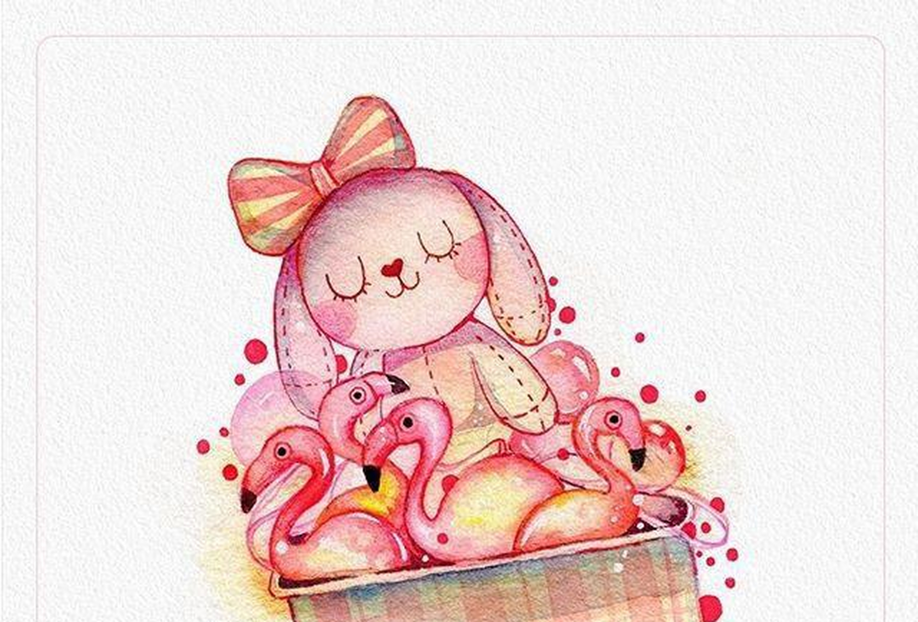 小清新 插画壁纸 在繁忙生活里别忘了留给自己一点惬意的悠闲时光