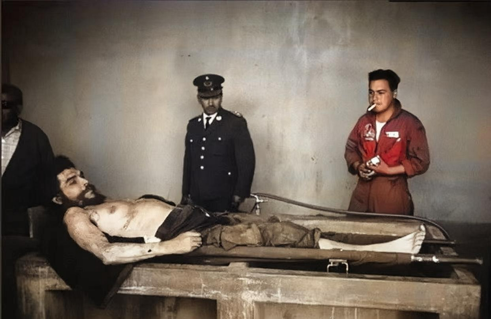 1967年,切·格瓦拉被谋杀后的一张罕见照片流传开来.