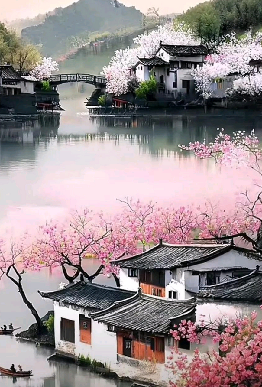 日出江花红胜火,春来江水绿如蓝