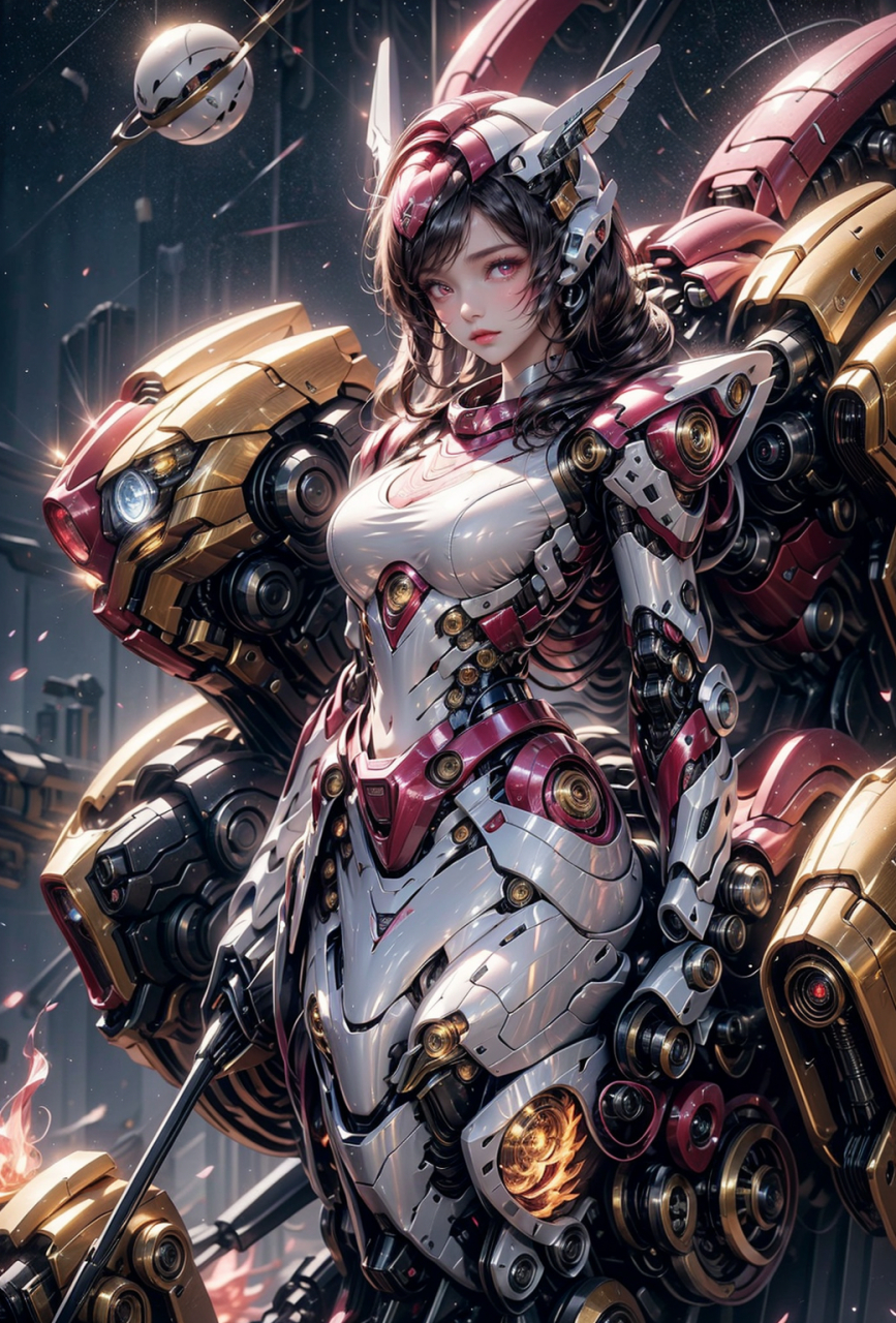 机甲少女,是柔与刚的融合[你懂的] #动漫壁纸