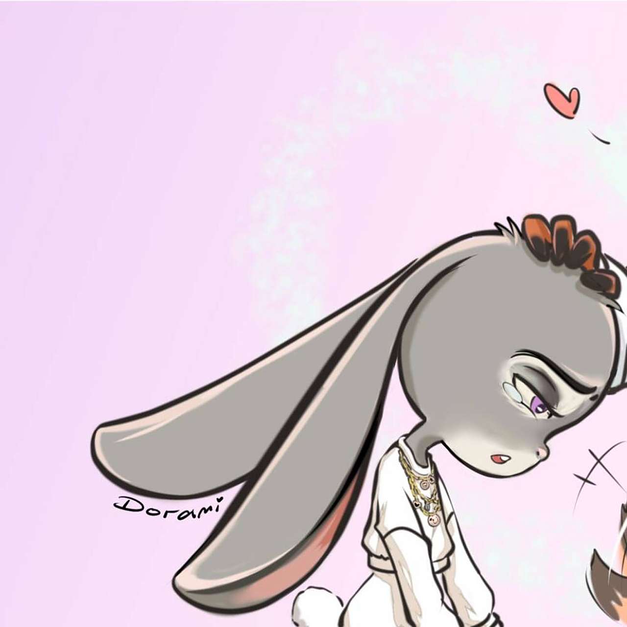 《疯狂动物城》"狡猾的狐狸"和"正义的兔子"情侣头像推荐～"尼克狐