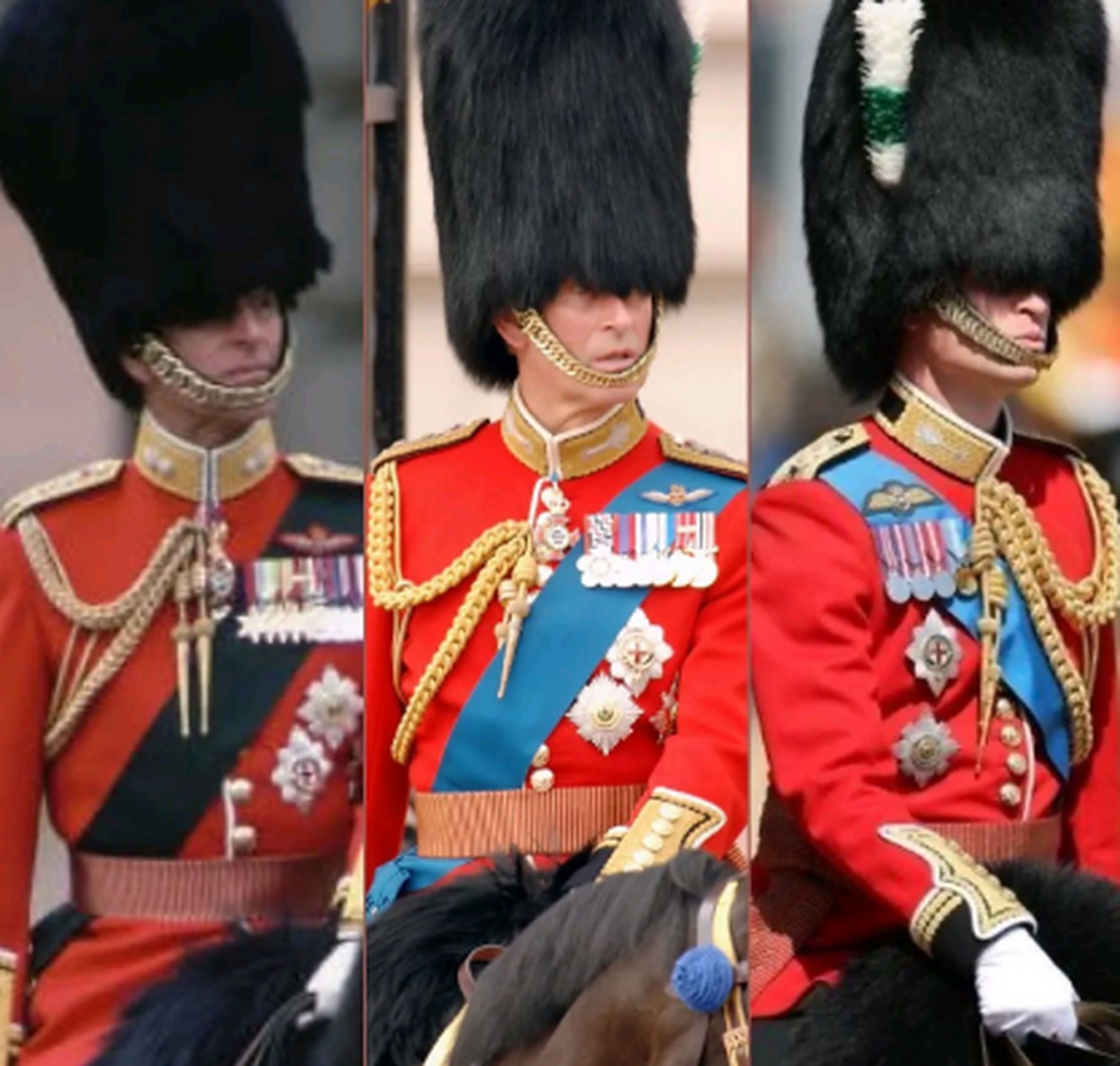 一顶熊皮帽见证了英国王室的传承,菲利普亲王,查尔斯