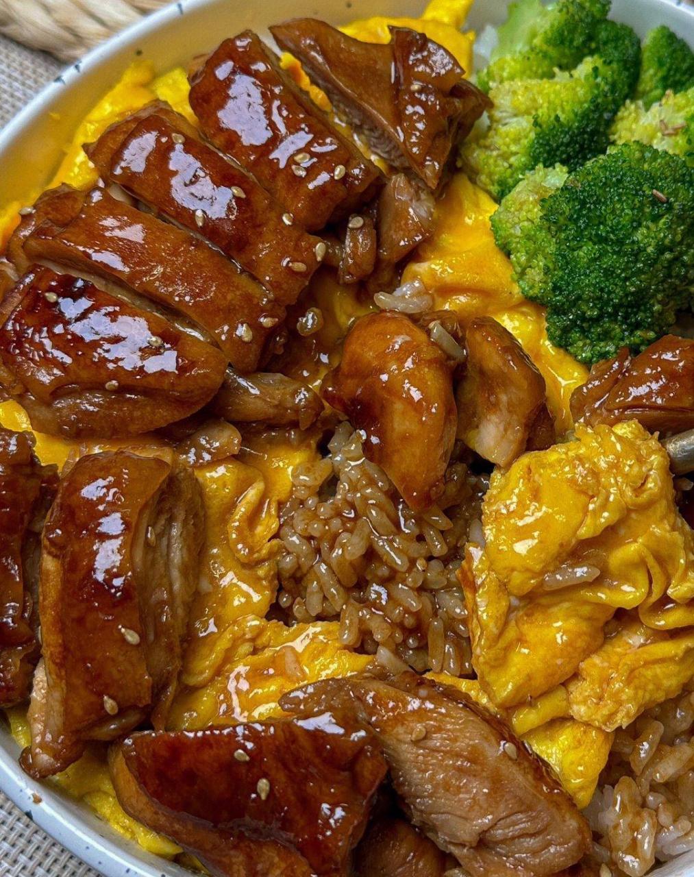 这个滑蛋照烧鸡腿饭巨巨巨好吃!|||滑蛋照烧鸡腿饭这是什么神仙美食!