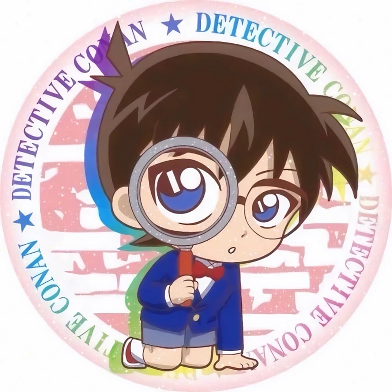 名侦探柯南"你瞅啥"系列头像推荐,别人都是放大镜,为什么秀一你拿个八