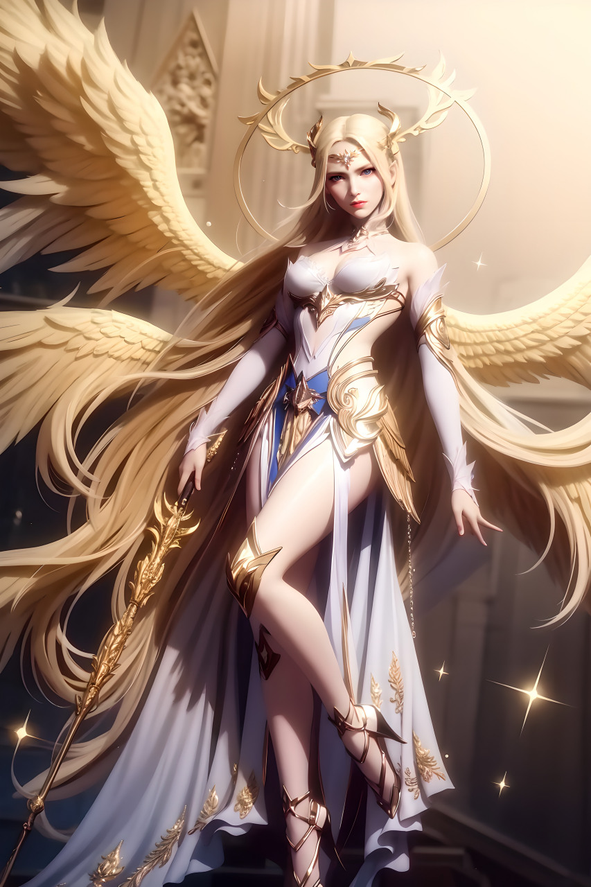 大天使千仞雪! 斗罗三美:气质这一块彻底输掉了啊.