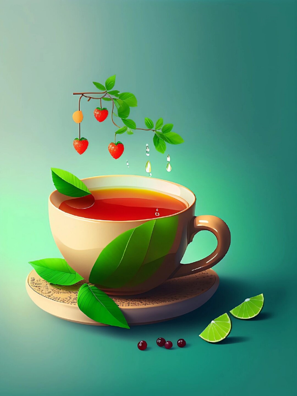 如此唯美的壁纸  如此唯美的水杯壁纸,让人心醉神迷.