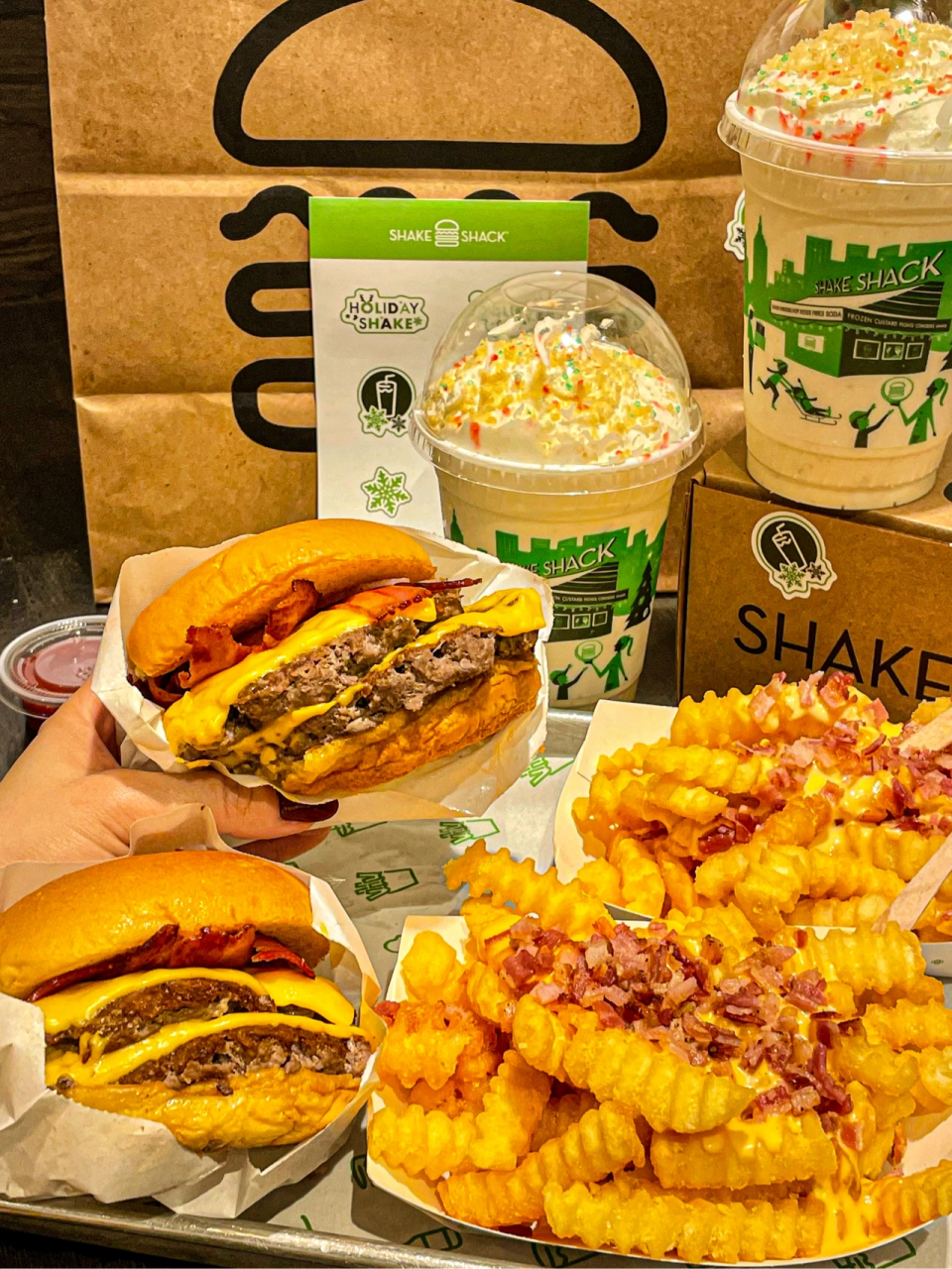 救命shakeshack限定也太顶了上海又又又一次被shakeshack给惊艳到了我