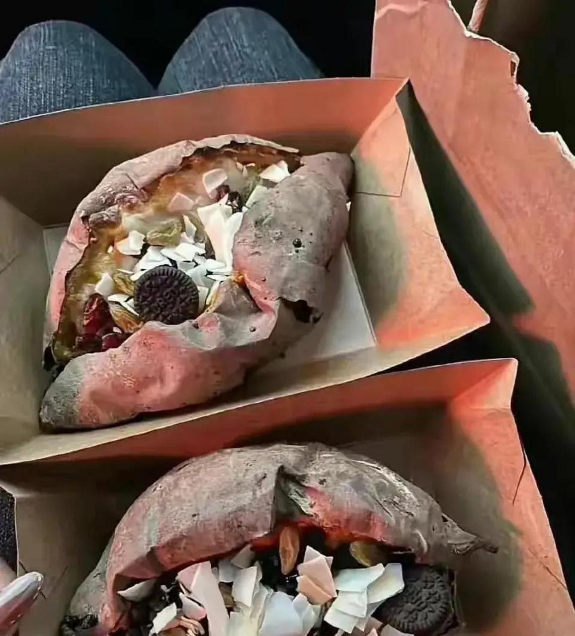 万万没想到,现在连烤红薯都开始内卷了! #搞笑趣味图