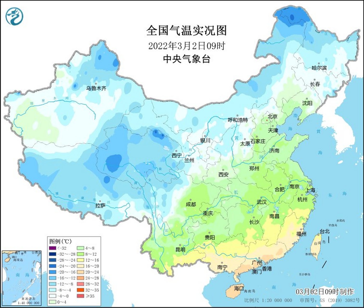 全国入春进程图来了# 最近天气太好了,小编又开始"无聊"了,走过路过