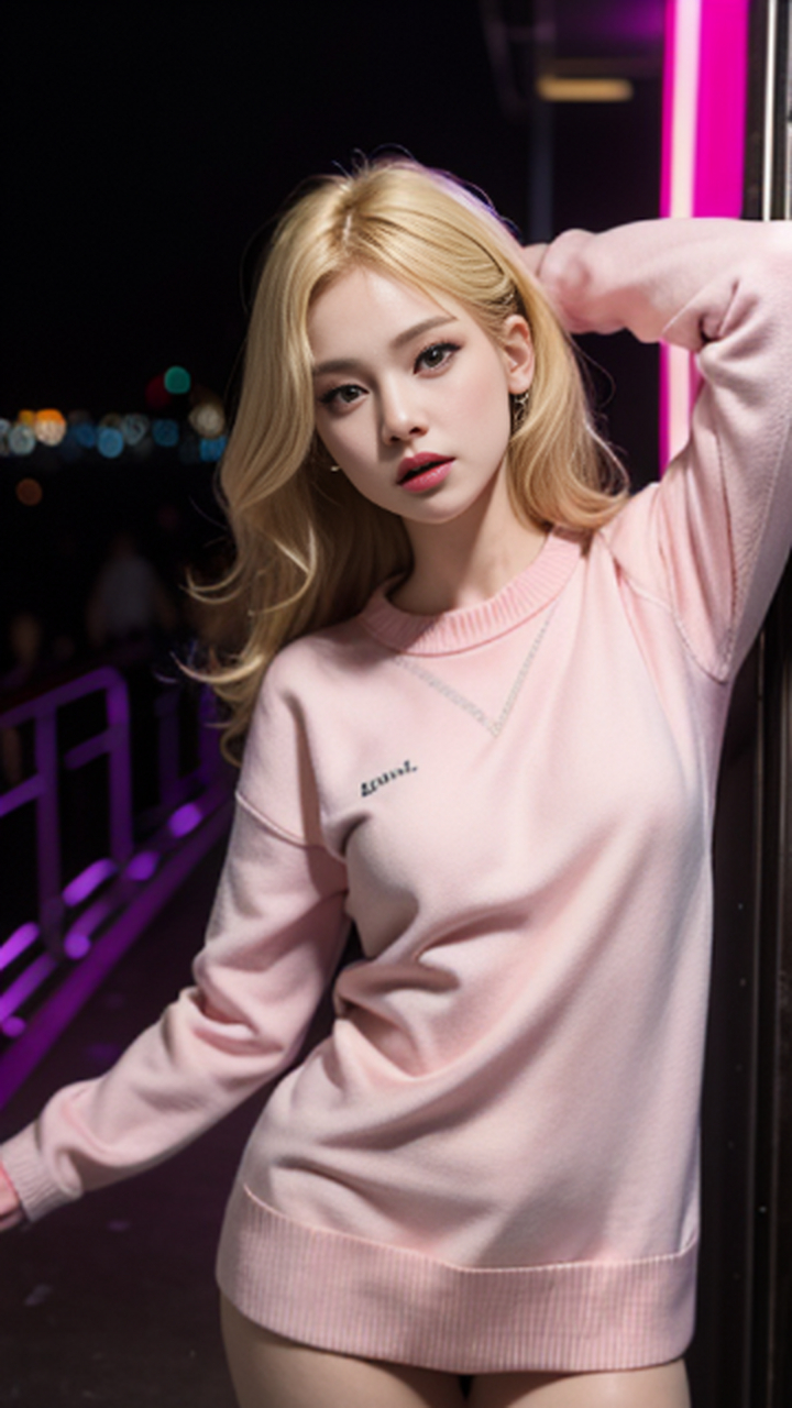 金发小姐姐很性感#ai绘画# #金发美女