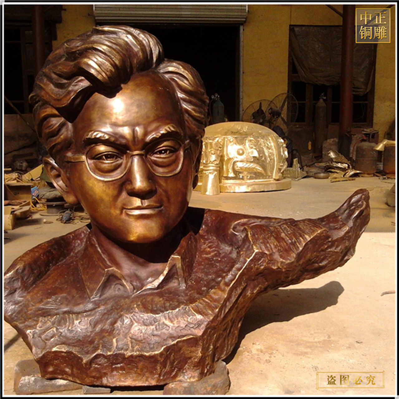 校园名人雕塑铸造 音乐家名人铜雕 2米高熊希龄雕塑铸造 名人雕塑故名
