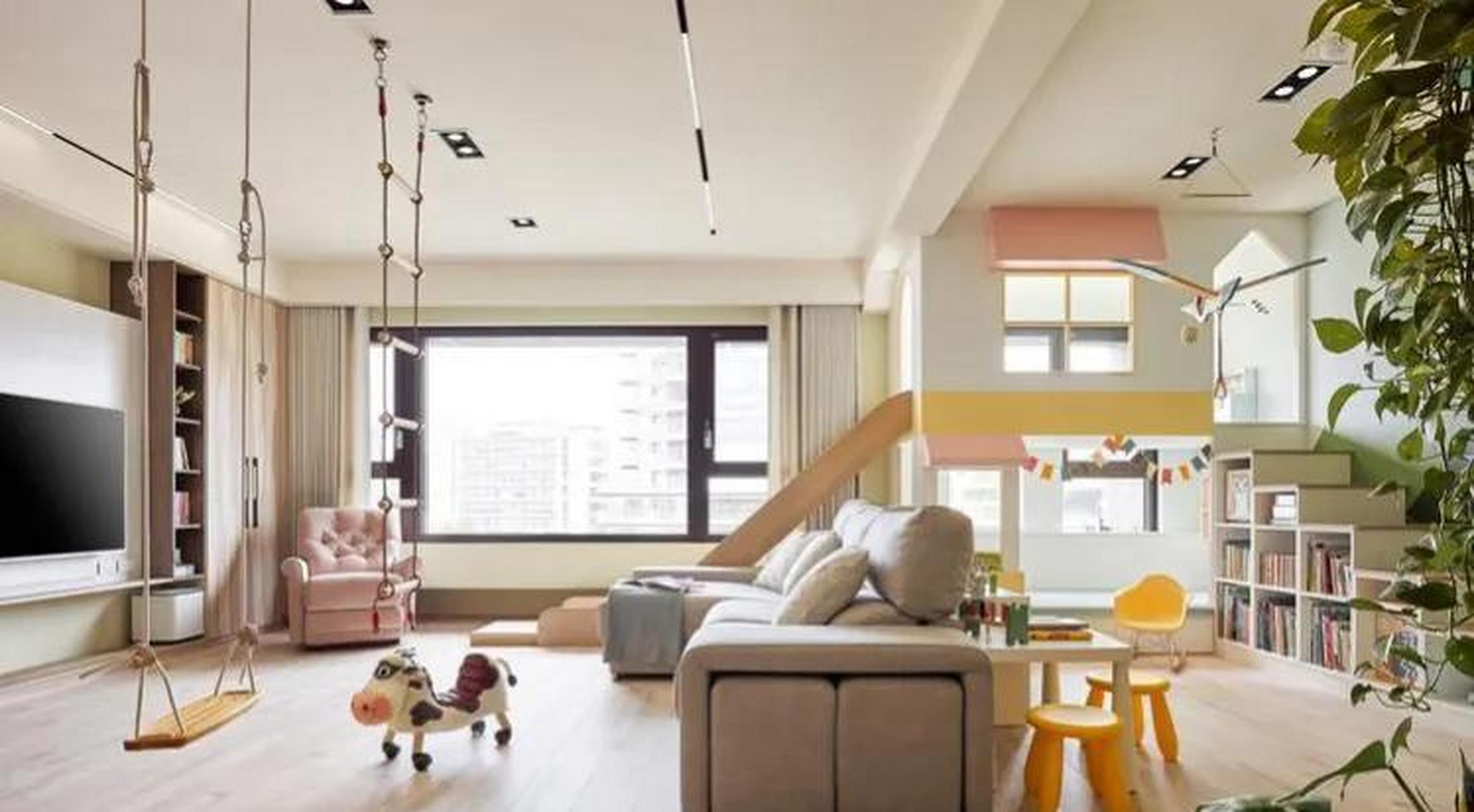 gif创作人# 为了孩子,客厅改成游乐场也是值得