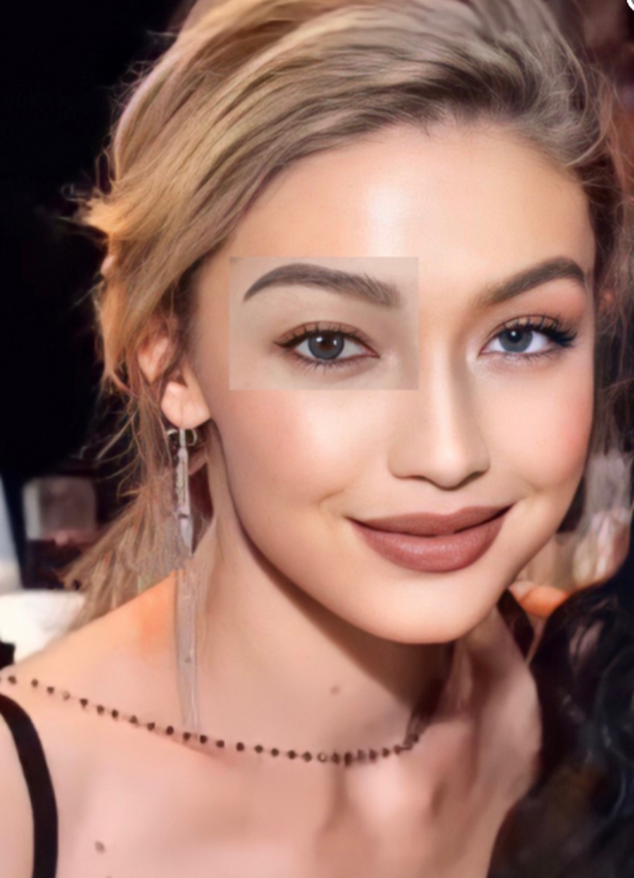 超模感大地棕轻欧美微笑妆 今天终于对gigi下手了哈哈哈.