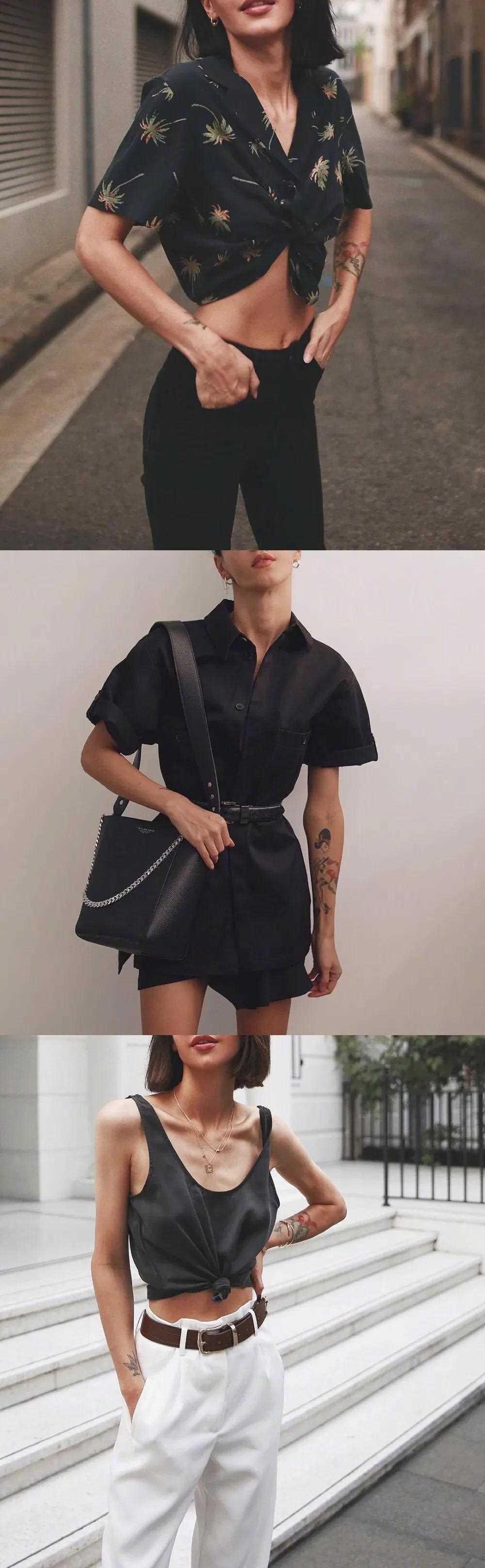 澳洲时尚博主petra的夏日穿搭合集,休闲又不失酷帅,果然身材好穿什么