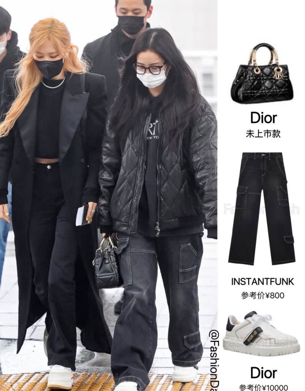 blackpink今天晒出机场私服街拍同款造型,冬天温暖舒适又时尚!  ?