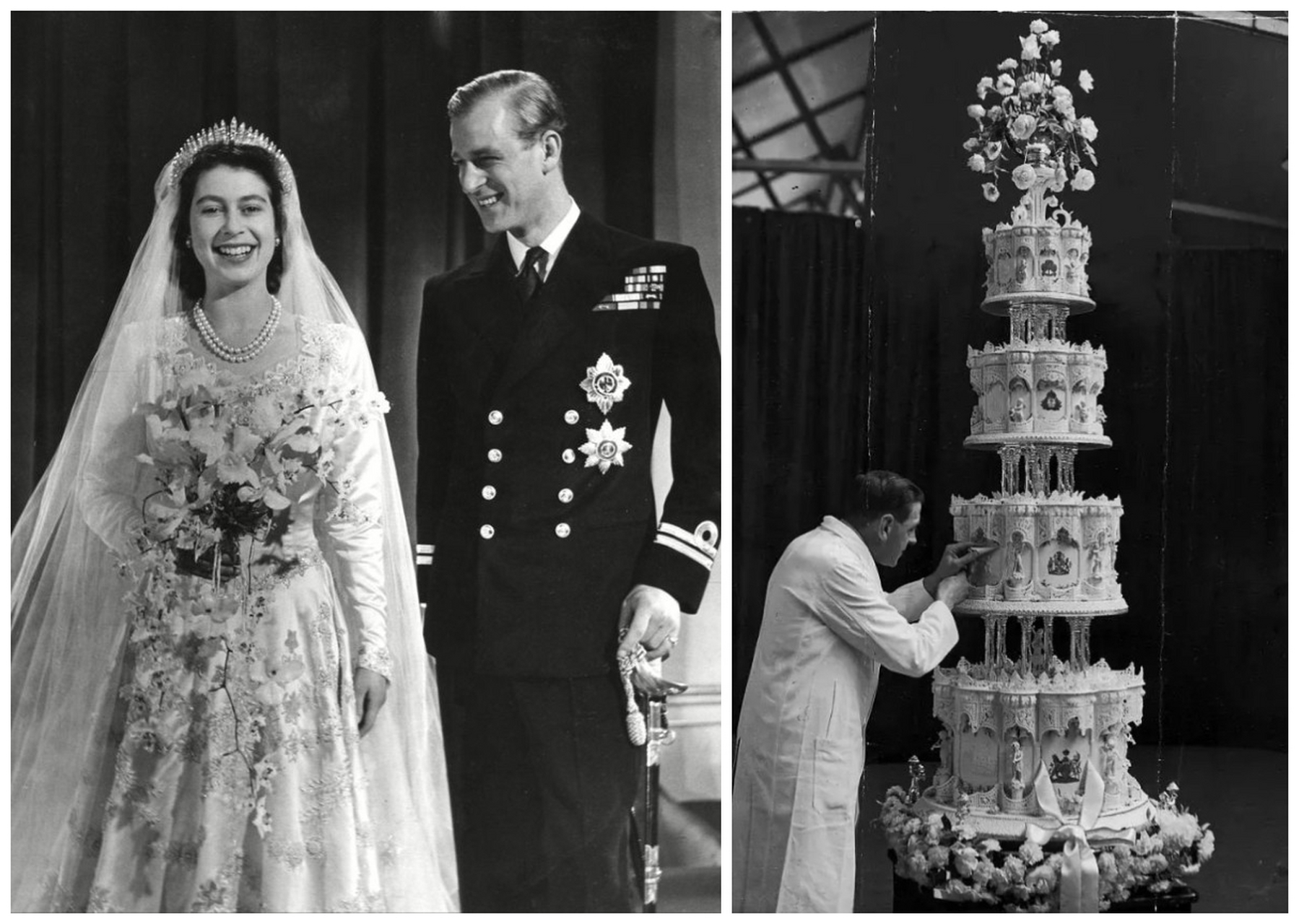 1947年11月,21岁的伊丽莎白公主嫁给了24岁的菲利普蒙巴顿中尉.