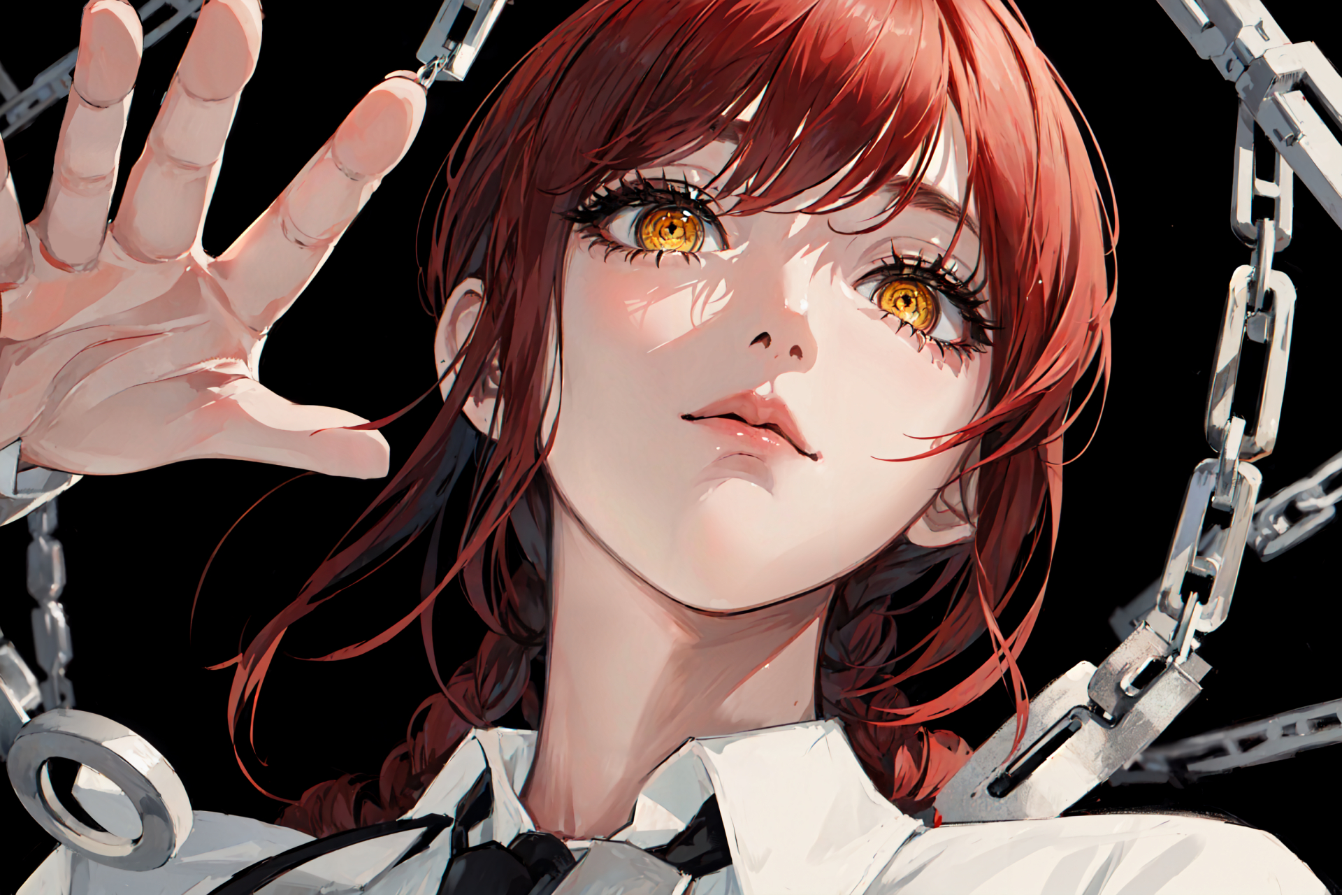 来自玛奇玛小姐姐的压迫感,你感受到了么[三哈] #电锯人玛奇玛