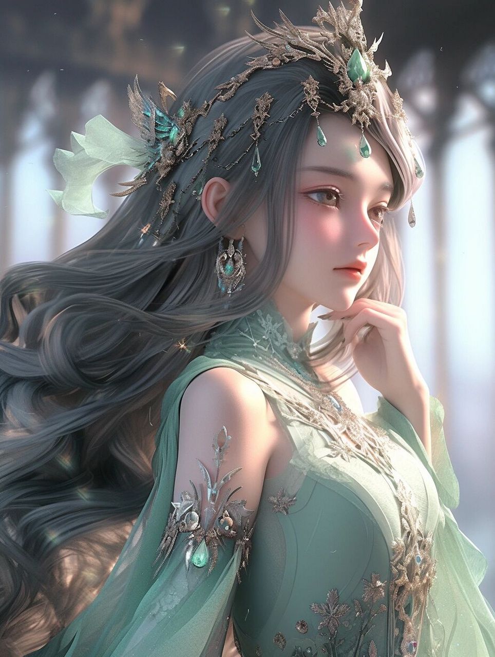 绝美动漫女生头像  首先,我们看到的是一位纯真可爱的女孩子.