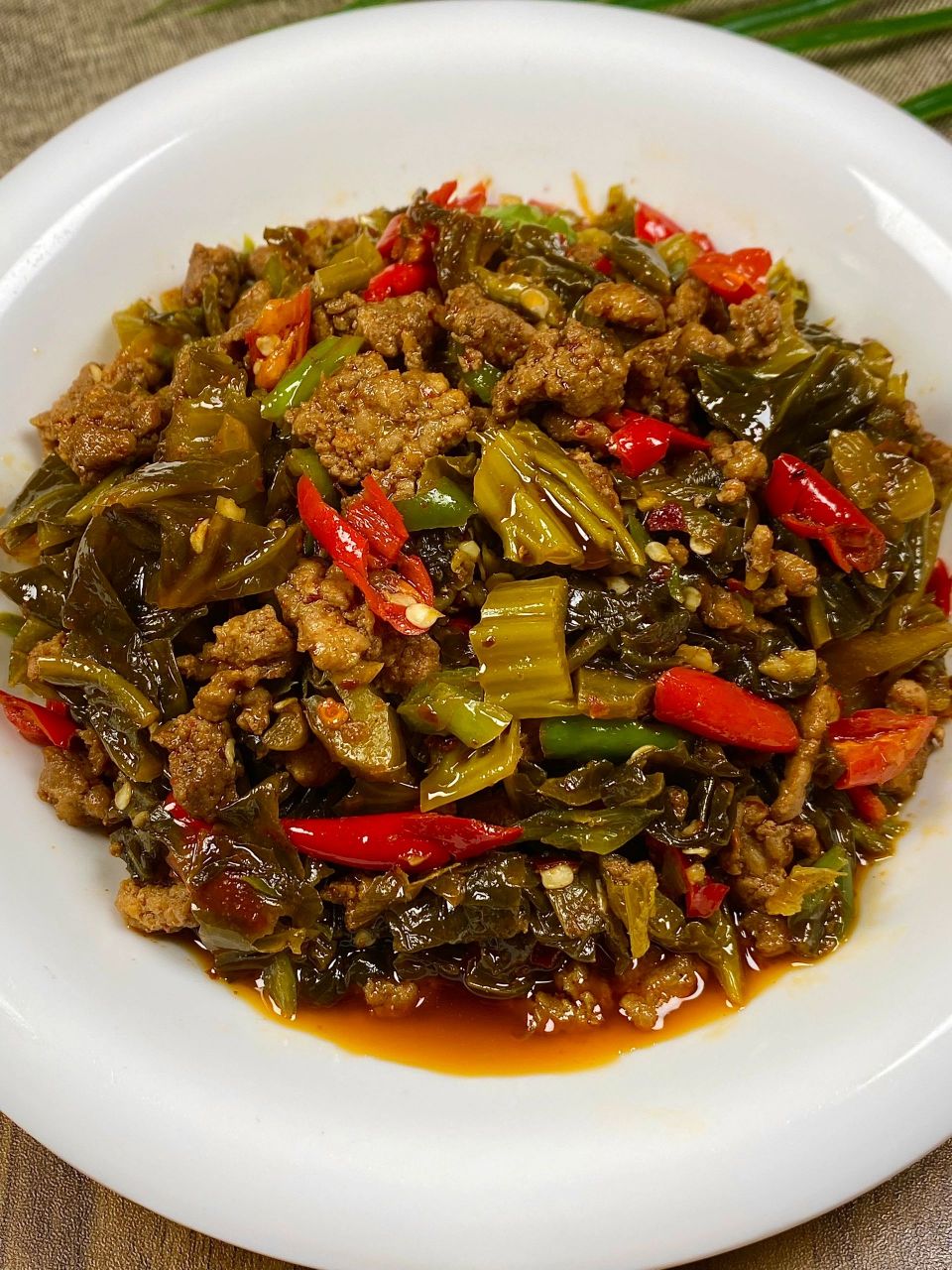 肉末酸菜!每次我妈做这道菜我都能多吃两碗米饭,拌面拌饭都好好吃!